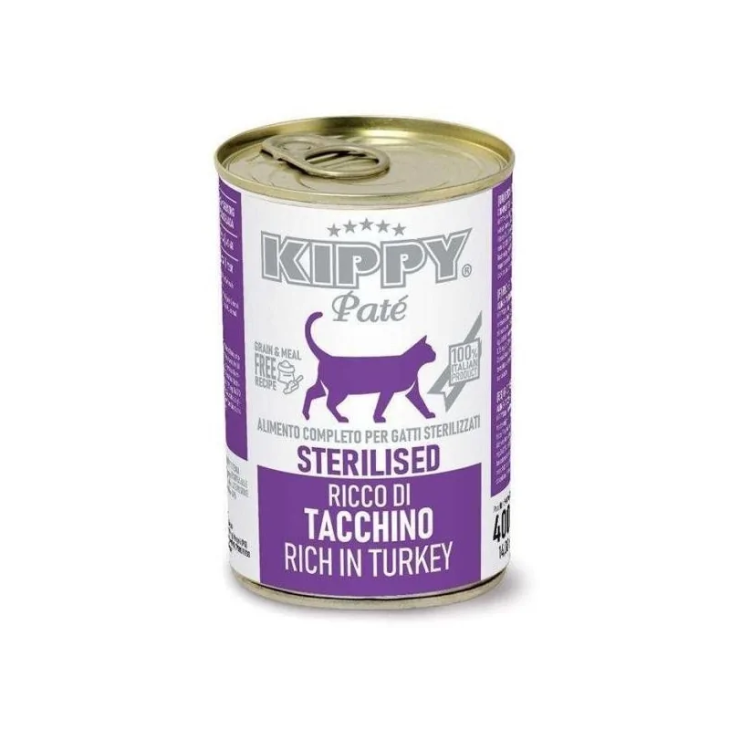 Boite Kippy Chat Sterilisé Dinde 400gr